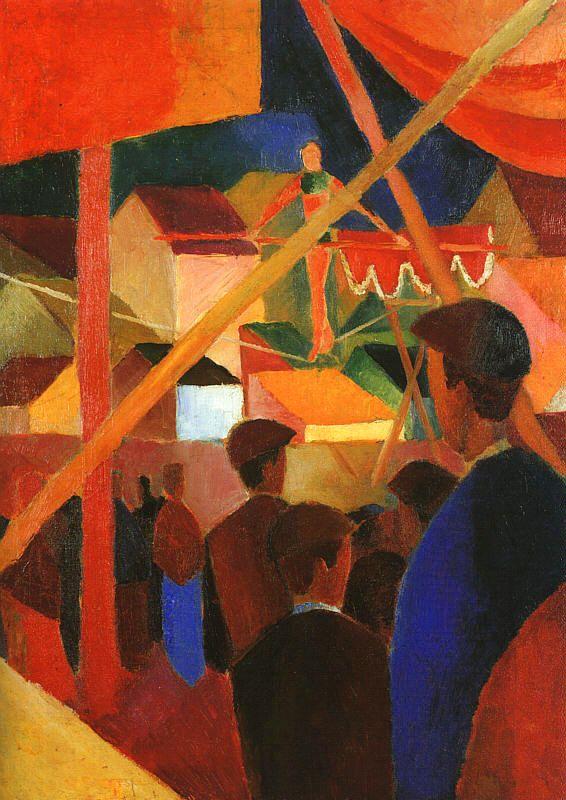 August Macke Tightrope Walker oil painting picture